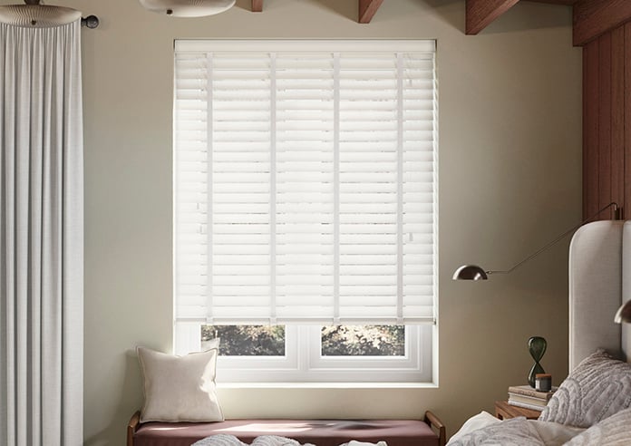 Ecowood Deluxe, Cotton White Satin - Venetian Blind - Image 3
